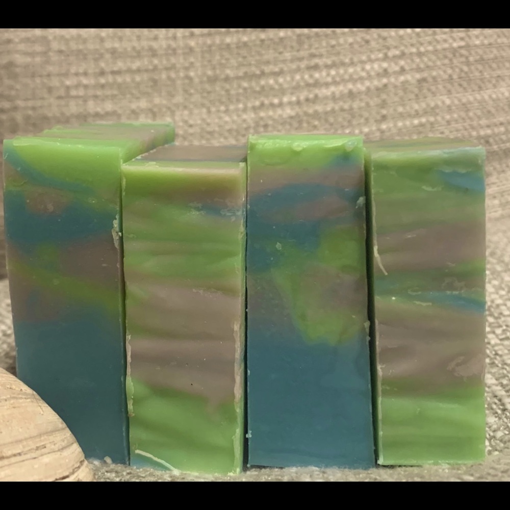Goats milk soap in ocean mist